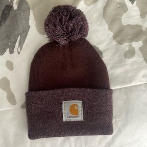 Carhartt winter hat, burgundy, small